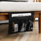 Wady Nachttisch-Organizer 4 Taschen Bett Sofa zum Aufhängen Halterung Tasche für Buch Handy Gläser TV Fernbedienung (schwarz)