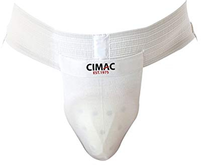 CIMAC Groin Guard - Senior Size (81 to 94cm) - Martial Arts Groin Protectors, Elasticated Material with Reinforced Removable Cup, for MMA, Boxing, Muay Thai, Kickboxing, Karate, & Other Contact Sports