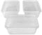 We Can Source It Ltd - 50 x 650ml Plastic Microwave & Freezer Safe Food Storage Containers with Leakproof Lids - BPA-Free Meal Prep, Takeaway, Lunch Boxes - Stackable & Dishwasher Safe Containers