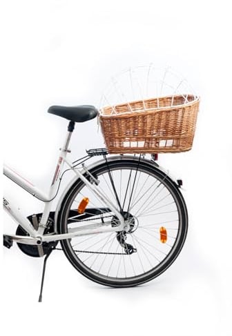 Aumüller Fahrrad-Tierkorb mit Halter - Gepäckträgermontage