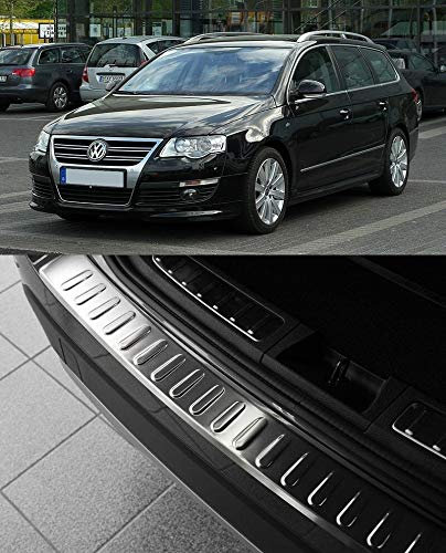 Passat 3C B6 Kombi Stoßstangenschutz Ladekantenschutz, Edelstahl, Chrom