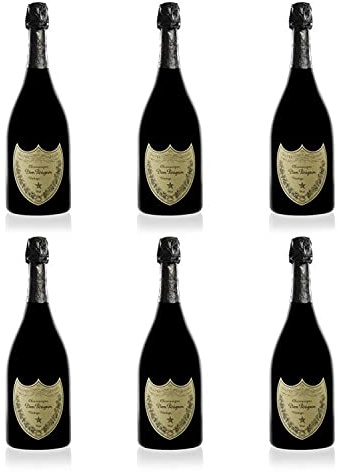 Dom Perignon Vintage Champagne 75cl x 6 Bottles | Shows white flowers, citrus and brioche, with a balanced finish for food pairing or relaxed serving.
