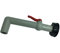 SDENSHI Bec de Vidange avec Écrou 90 Degrés, pour Raccord Robinet Cuve IBC 1000L Eau Prolongateur Diamètre Pluie Arrosage 60mm - B 1 Pouce rallongé de 90 degrés
