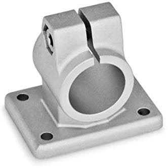Flansch-Klemmverbinder, Bohrung 30mm / blank