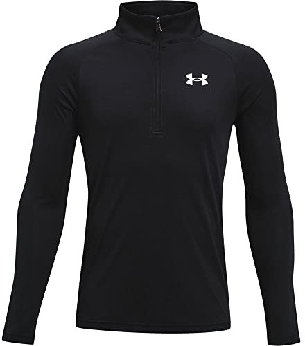 Under Armour Boys' UA Tech 2.0 1/2 Zip, Lightweight Long Sleeve Running Top with Half Zip, Sweat-Wicking and Quick-Drying Gym Top