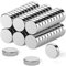 FINDMAG 100 Stück 8 mm x 3 mm Neodym Magnete Extra Stark, Kleine Magnete Whiteboard, Magneten Starker Halt, Mini Magnet für Magnettafel, Handwerk, Fotos