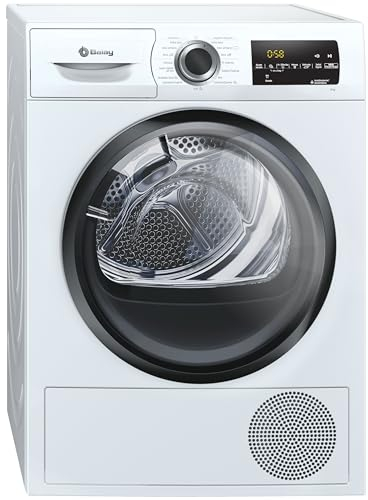 Balay Secadora 3SB198BP Bomba de Calor Blanco 9KG A++, Lanzamiento 2020, 1000 W