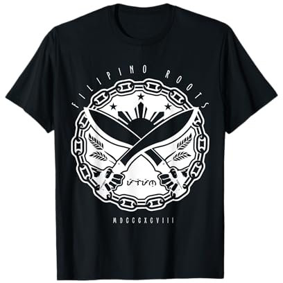 Filipino Roots Pinoy Shirt – Baybayin Bolo Tee – weiße Tinte T-Shirt