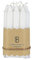 IB Laursen dünne Kerzen Stabkerzen im Set 10-er Pack Kerzen versch. Farben H10 x 1,3cm Brenndauer 1,5 Std. (Weiß)