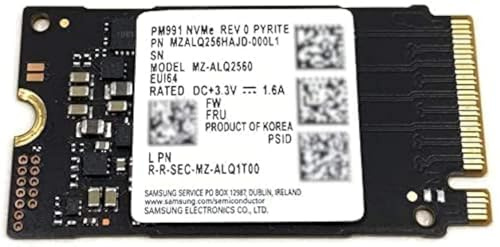PM991 (MZALQ256HAJD) 256GB M.2 2242 PCIe NVMe Interno Solid State Drive (SSD) Vassoio OEM Bulk