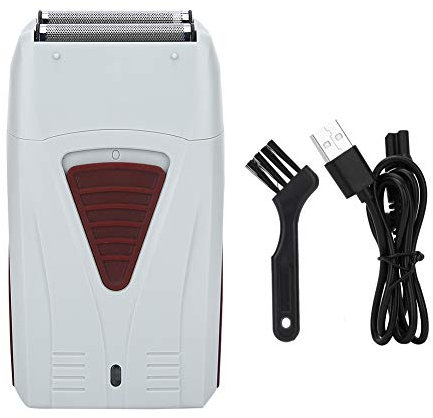 ANKROYU Doppelkopf Elektrorasierer Rasierer für Männer Close Glatze Barber Shaver Trimmer Wasserdicht Wet & Dry, Elektrischer Haarschneider Doppelkopf Rasierer Herren Pflegeset mit Trimmer für Bart K