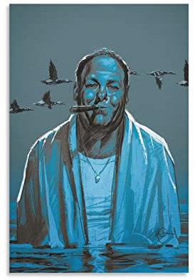 Tony Soprano Fan Art Poster Poster Dekorative Malerei Leinwand Wandkunst Wohnzimmer Poster Schlafzimmer Malerei, Leinwand Kunst Poster Und Wandkunst Bilddruck Moderne Familienzimmer Dekor 12x18inch(30