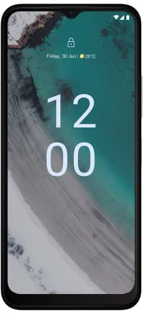 Nokia Smartphone C32 da 6,5 con durata della batteria di 3 giorni, fotocamere 50/8 MP, certificazione IP52, memoria da 3/64 GB, sensore di impronte digitali laterale e riconoscimento facciale,