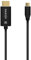 AISENS Cable Conversor Aluminio USB-C A HDMI 2.1 8k@60Hz. USB-C/M-HDMI/M. Negro. 2.0m