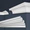 MARBET DESIGN - Modanature in polistirene XPS, colore bianco, da soffitto (30 m / 15 listelli, E-38)