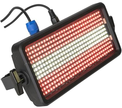 IBIZA FLASH-COLOR-STROBE LED RGBW Stroboskop Blitzer Discolicht Strobe DMX Effekt