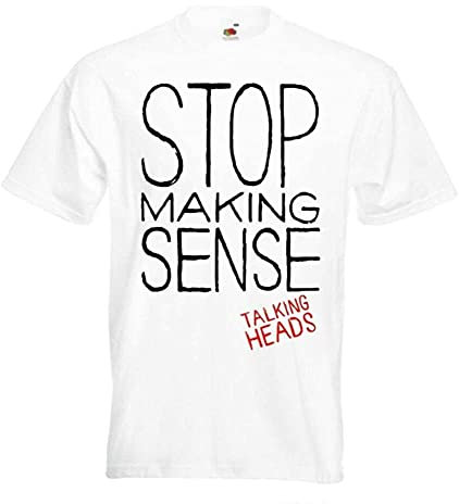 Talking Heads Stop Making Sense Retro Music T Shirt White S