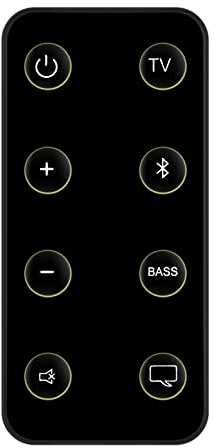 Telecomando di Ricambio applicabile per Bose Solo 5 10 15 Series II TV Sound System 732522-1110 410376 418775 431974 845194 740928-1120 838309-1100