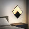 Comely LED Wandlampe Modern aus Aluminium, 21W 2362LM Wandlampe Innen Schwarz 3000K Warmweißes Licht, Quadratisch Wandbeleuchtung LED für Treppenhaus Balkon Wohnzimmer Schlafzimmer Flur Korridor