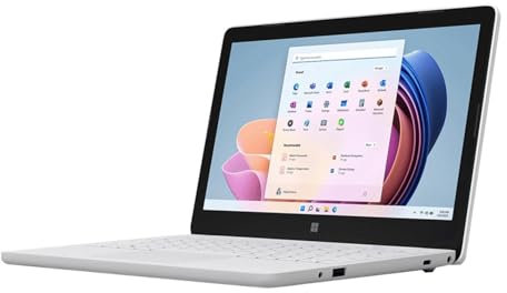 Microsoft Surface Laptop SE 11,6 Zoll HD Intel Celeron N4120 128GB SSD Festplatte 8GB Speicher Windows 11 SE Webcam Notebook (Generalüberholt)
