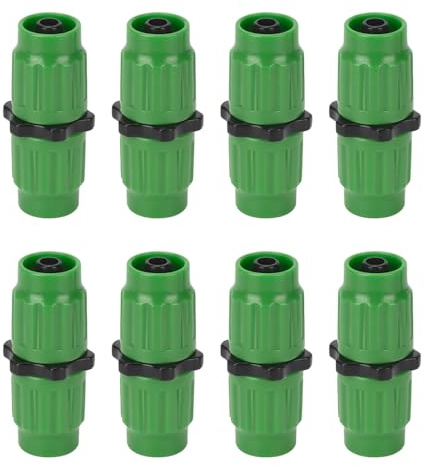 Ieron Outil de réparation de Tuyau d'arrosage 8 pièces Connecteurs de Tuyau d'arrosage Extensibles adaptés aux tuyaux de 8 mm de diamètre intérieur à 11 mm de diamètre extérieur