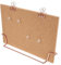 SHINEOFI 1ensemble Tableau Affichage Liège Pour Bureau Cadre Réutilisable Pour Messages Photos Et Rappels Petit Tableau De Bureau Créatif Avec Support Pratique