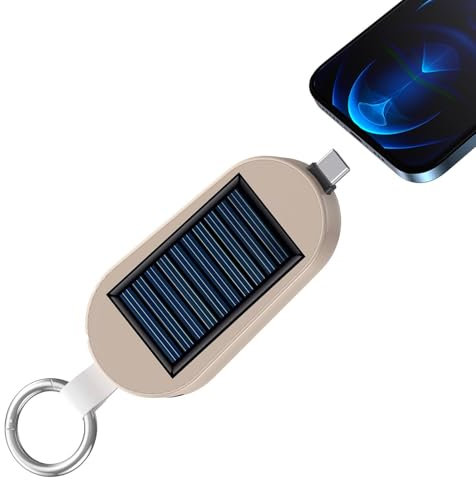Power Bank de energía solar - Cargador solar portátil de 3000 mAh, carga rápida de tipo C con cargador inalámbrico reloj, banco de energía de emergencia para viajes, campings
