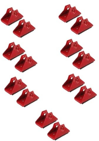 Angoily 7sets Ladder Feet Covers Non-Slip Stair Edge Protector Easy Install for Home Ladders 2pcs*7
