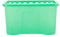 Wham Crystal 60L Box & Lid (Pack 5, Leprechaun Green)