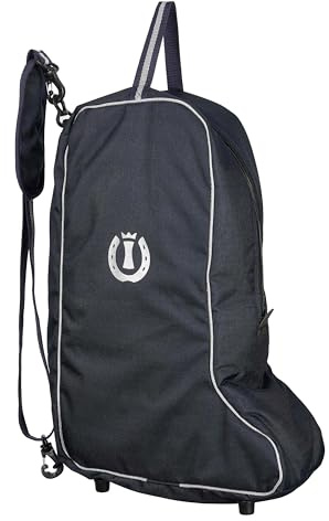 Imperial Riding IRH Kinder Stiefeltasche für Reitstiefel, gepolsterte Bootsbag aus Polyester, schützende Aufbewahrung für Stall Turnier Transport, Reitsport Zubehör, Navy