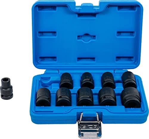 BGS 5205 | Juego de llaves de vaso de impacto hexagonal | entrada 12,5 mm (1/2) | 10 - 24 mm | 10 piezas