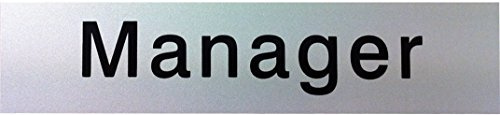 Metal Effect Manager Sign