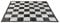 Uber Games Garden Chess Mat | Mat Size - 138cm x 138cm | Nylon Mat With 64 Alternating Black & White Tiles | Easy To Set Up & Roll Up.