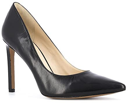 Nine West Damen Wntatiana Kleid Pumpe, Schwarz Leder, 40 EU