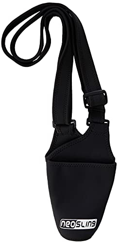 H2O4K9 Neoprene Water Bottle Carrier, Jet Black