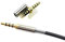 Prise jack mâle KetDirect Gold 4 - Pour réparation d'écouteurs - 3,5 mm - Jack métallique à souder et ressort