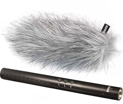 Rode NTG-4+ Plus Richtmikrofon + keepdrum WSWH Fell-Windschutz