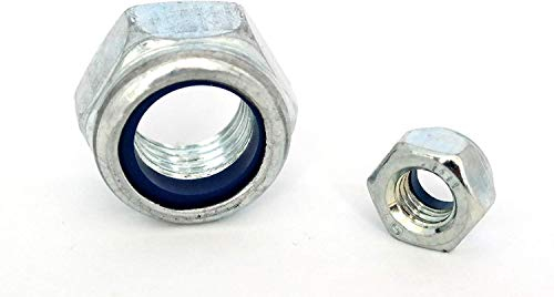 Sicherungsmuttern M14 DIN 985 25 Stück Verzinkt Festigkeit 8 Klemmmuttern Stopmuttern