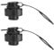 Alomejor 22mm Kajak Ersatzventil Schlauchboot Aufblasbare Achtkantventil Ventil Anti Leckventil Zubehör (2pcs)