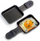 Hobby Tech Coupelle à raclette avec revêtement Anti-adhésif 18x8cm [Lot de 2] Noir