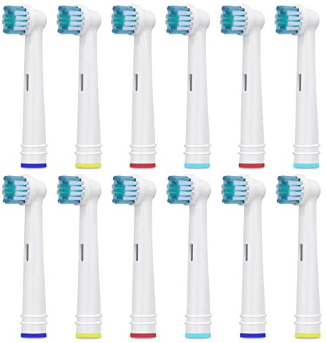 Hochwertige Reinigung Aufsteckbürsten für Elektrische Zahnbürste - Ultimative Zahnreinigung, Kompatibel Mit IO Zahnbürsten - Briefkastenfähige Verpackung, Von Kisstta (12 Weiß)