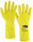 Ulith Haushalts-Handschuhe, Latex-Arbeitshandschuhe, wiederverwendbar, Baumwollgefüttert (M)