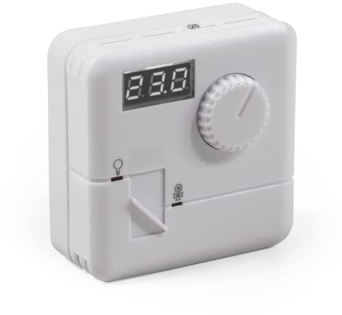 Perfect Raumtemperatur-Regler Thermostat - Klimaregelung - 5-30°C - 110-230V - LED-Display - max. 7A