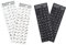 CUHZA 4 Stück Russische Tastaturaufkleber, Buchstaben, Geeignet für Jede Standard-Tastatur, Laptop, Apple, Russian Keyboard Stickers (2*Schwarz, 2*Weiß)