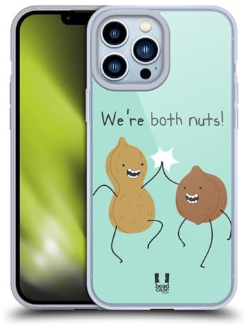 Head Case Designs Nueces Pequeña Dosis de Disparates Y Aleatoriedad Caso Funda de Gel Suave Compatible con Apple iPhone 13 Pro MAX