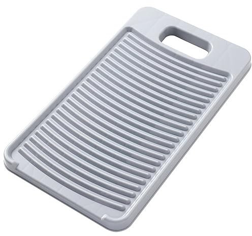 Cabilock Washboard Plastic Washing Board Portable Shirts Cleaning Laundry Board Household Washing Scrubbing Board Non-Slip for Laundry Washboard for Hand Washing Clothes