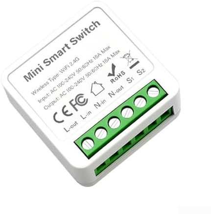 Interruptor inteligente Wifi, para TUYA Smart WiFi Switch Mini Smart APP Control Mini Pass-Through Caja oculta para el hogar, oficina