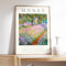 SDVIB Monet-Ausstellung, Claude Monet, Gartenlandschaft, Museum, abstrakte Vintage-Poster und Drucke, Wandbilder, Wohnzimmerdekoration, 70 x 100 cm, rahmenlos