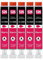 5 XXL Druckerpatronen kompatibel zu CLI-526 M Magenta für Canon PIXMA IP4850 IP4950 IX6550 MG5150 MG5250 MG5350 MG6150 MG6250 MG8150 MG8250 MX715 MX885 MX895