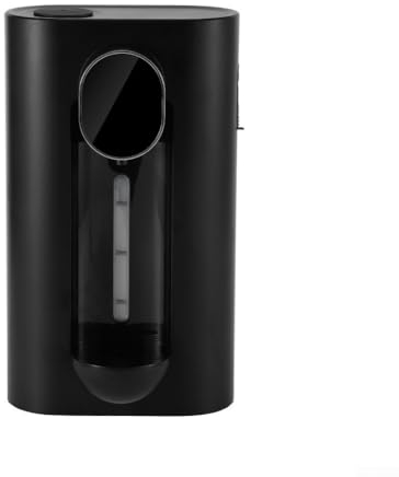 Innovativer automatischer Mundspülspender, berührungslose Bedienung, wiederaufladbar, magnetische Becherhalter (schwarz)